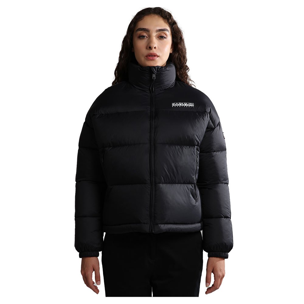 Napapijri Giacca Giubbotto imbottito senza cappuccio A-Box W Black nero